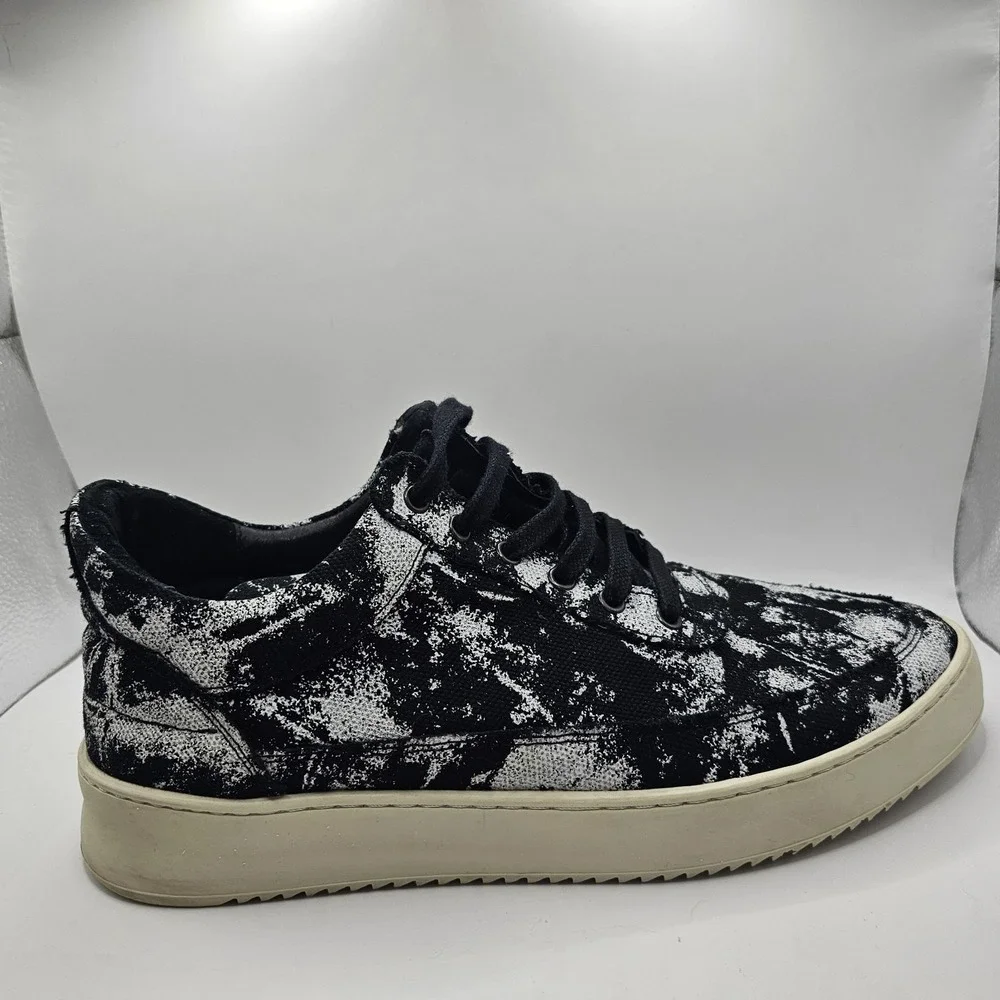 Filling Pieces Low Mondo Ripple Stroke Black Mens 11